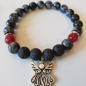 Gem stone/Essential oil diffuser bracelet